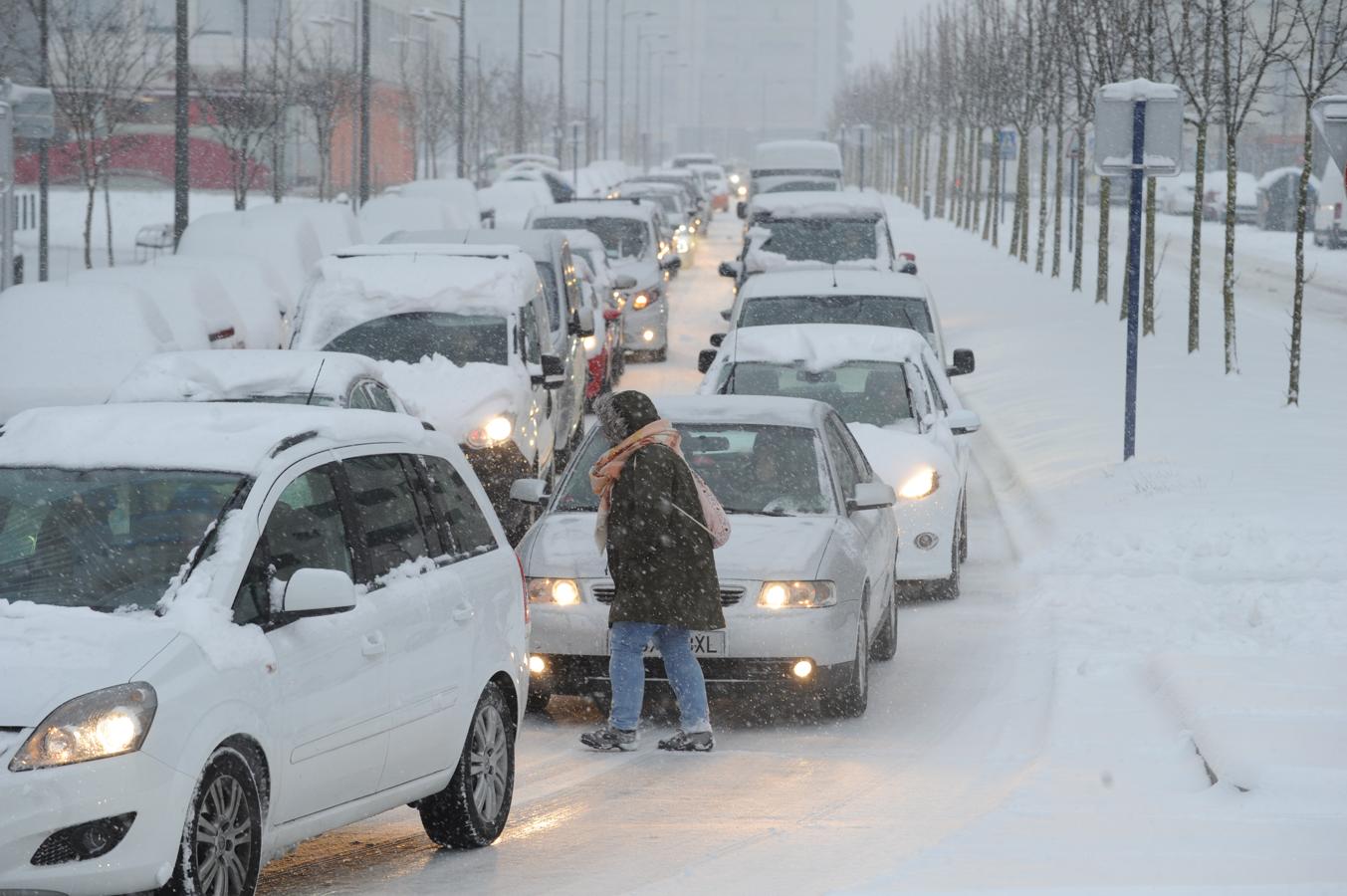 Fotos: Álava despide febrero bajo la nieve