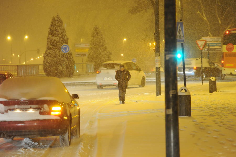 Fotos: Álava despide febrero bajo la nieve