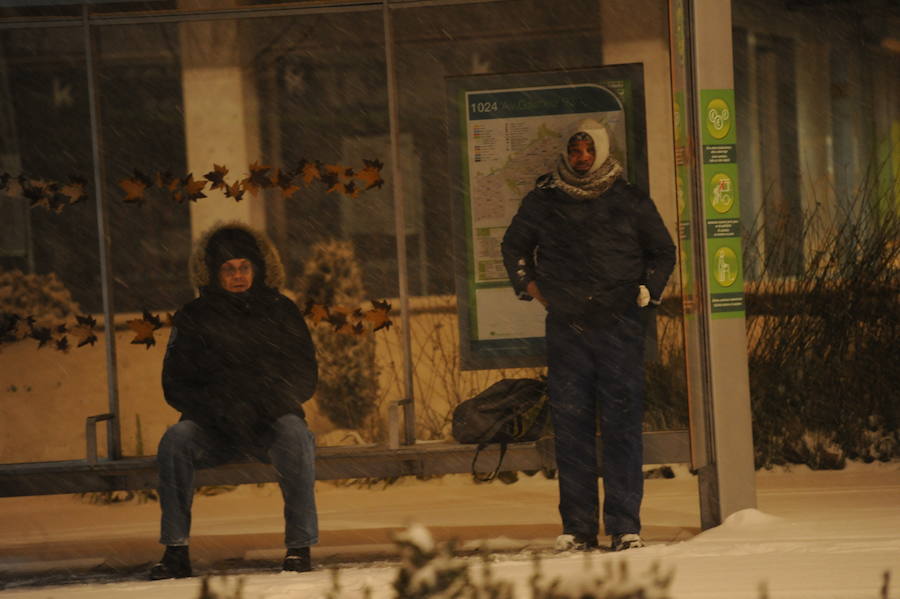 Fotos: Álava despide febrero bajo la nieve