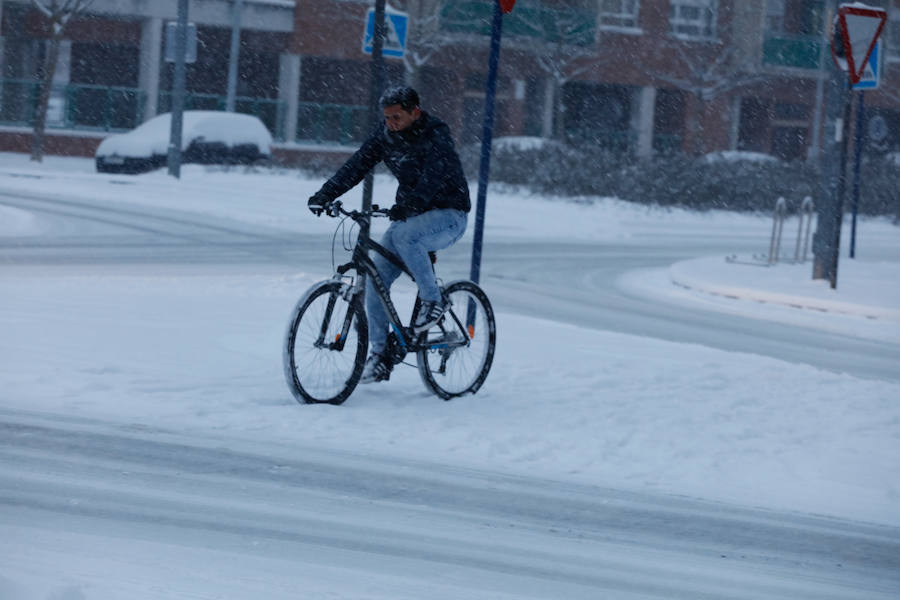 Fotos: Álava despide febrero bajo la nieve