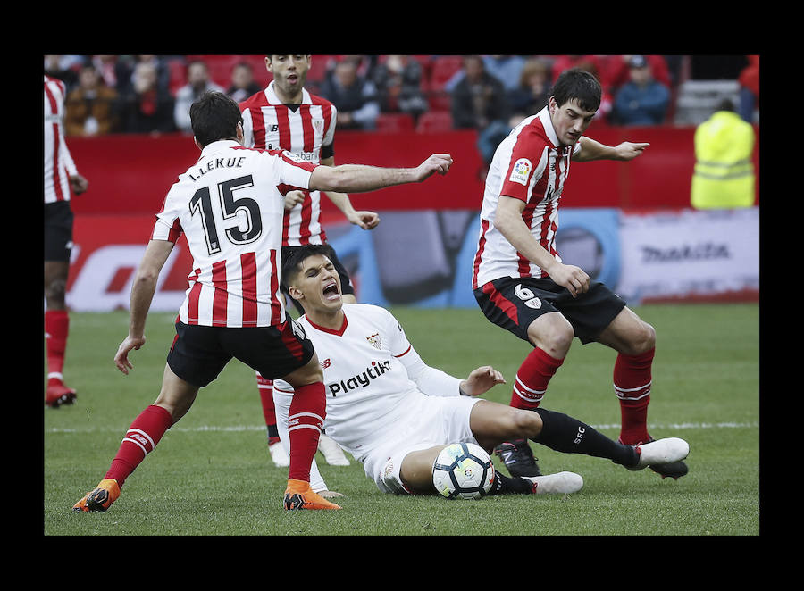 Fotos: Las mejores imágenes del Sevilla - Athletic de LaLiga 2017-18