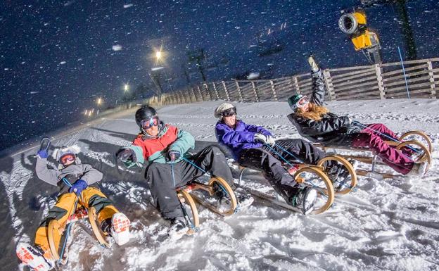 El Toboganning es una de las actividades más divertidas de las pistas de Formigal