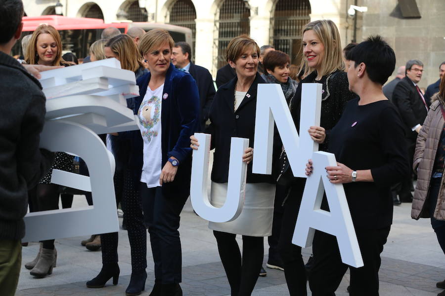 Las mejores fotos del Día Internacional de la Mujer 2018 en Bilbao, con imágenes de las concentraciones y manifestaciones feministas.