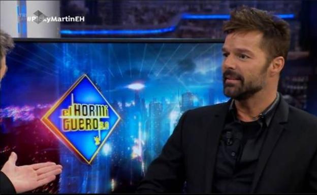 Ricky Martin, en 'El Hormiguero'.