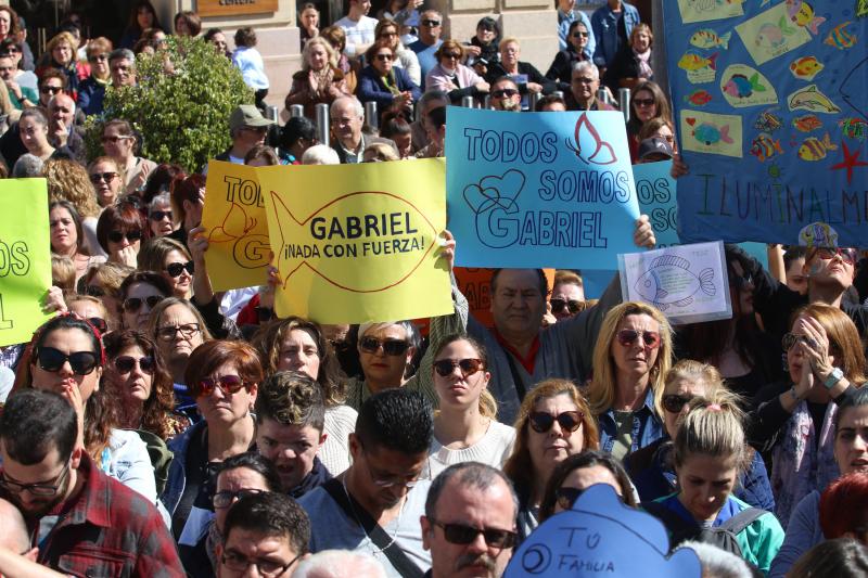 Cientos de personas participaron en las labores de rastreo para dar con el pequeño, de 8 años, en las que también participó la detenida por el crimen