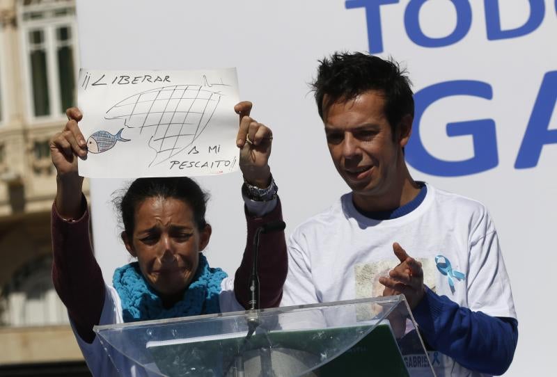 Cientos de personas participaron en las labores de rastreo para dar con el pequeño, de 8 años, en las que también participó la detenida por el crimen