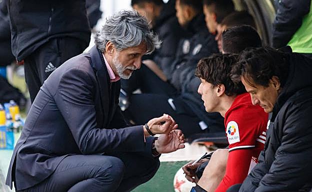 Alfaro, en el encuentro contra el Burgos.