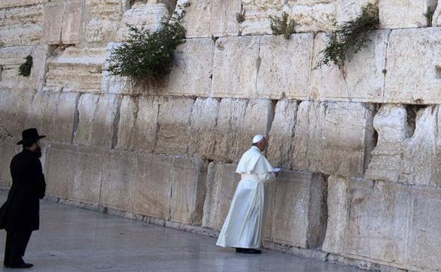 El Papa visitó Jerusalén en 2014.