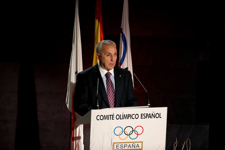 El presidente del COE, Alejandro Blanco, durante la XII edición de la Gala Anual del Comité Olímpico Español celebrada en Madrid.