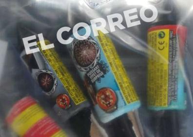 Imagen secundaria 1 - Los ultras franceses llevaban barras de hierro, material pirotécnico y pelotas de golf, entre otros objetos.