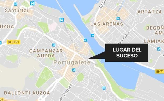 Detenido por agredir a su expareja en Portugalete