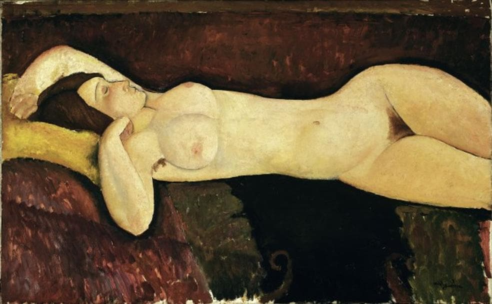 Desnudo recostado, 1919
