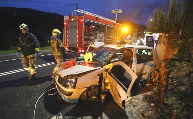 Accidente en Lemoa.