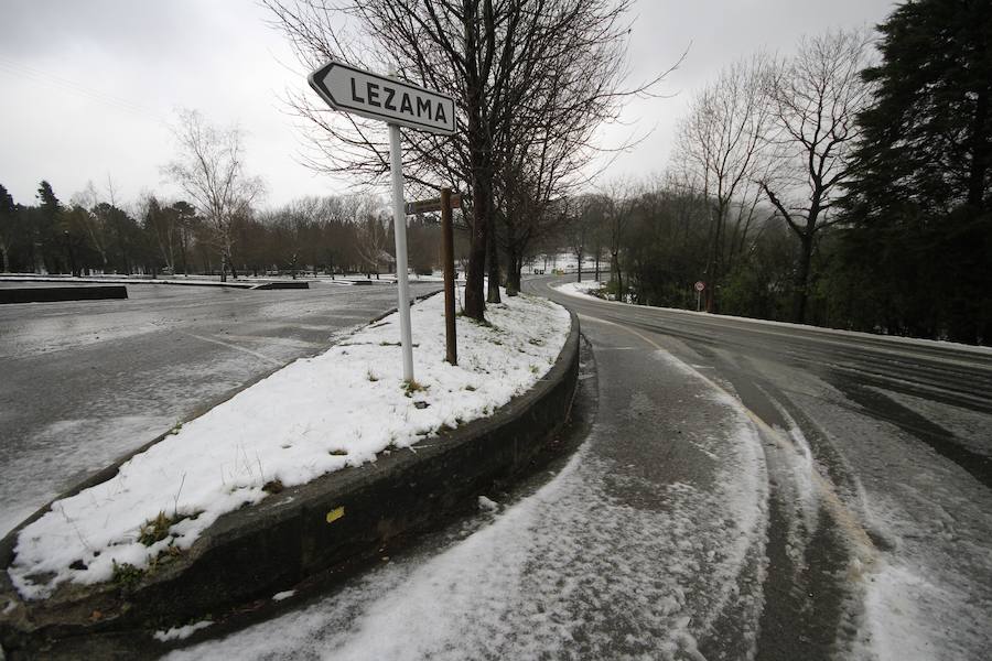 Fotos: Las imágenes del regreso de la nieve a Bizkaia