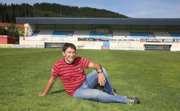 El actual presidente, Kepa Camino, que accedió al cargo hace dos temporadas, en una foto de archivo en el estadio blanquiazul. 