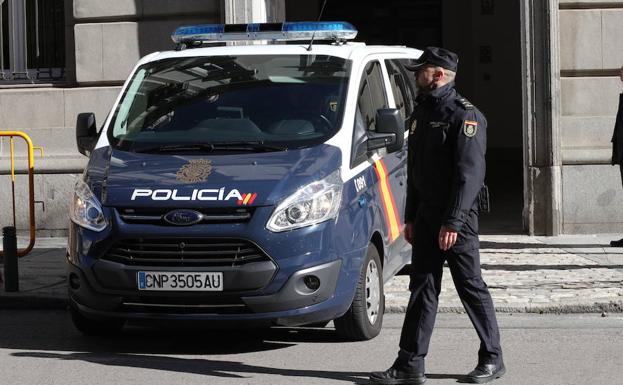 Jordi Sánchez, a su llegada a la Audiencia Nacional. 