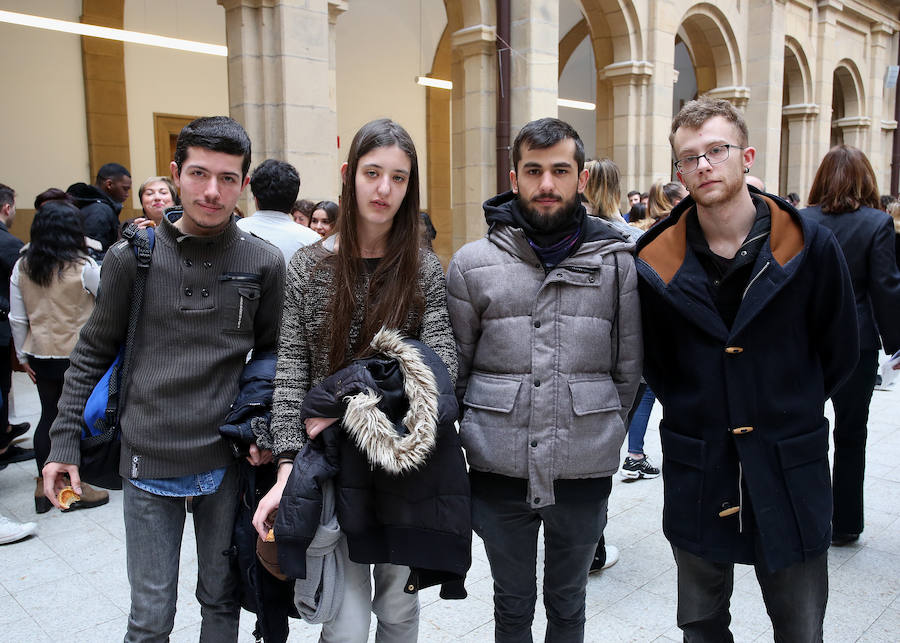 Ander Rodríguez, Sarai Ruiz, Aritz Torres y Edgar Acosta.