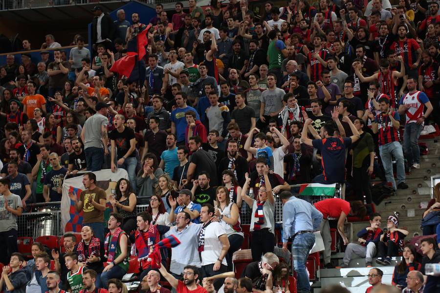 El coliseo azulgrana logra una de las mejores entradas de la temporada gracias al esperado duelo de Euroliga entre Baskonia y Maccabi