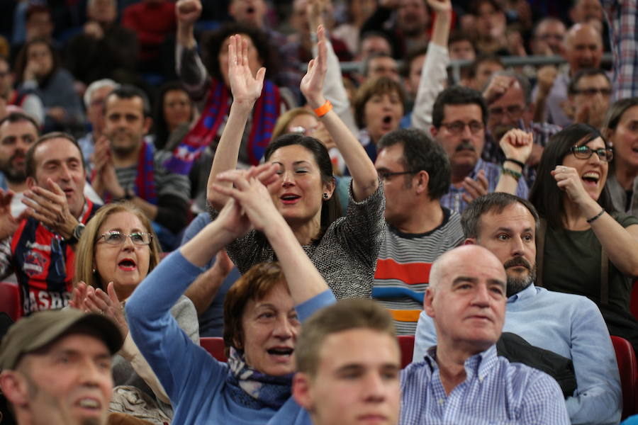 El coliseo azulgrana logra una de las mejores entradas de la temporada gracias al esperado duelo de Euroliga entre Baskonia y Maccabi