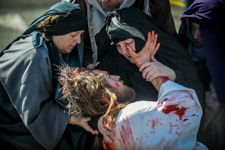 Fotos: El Vía Crucis de Arkotxa, en imágenes