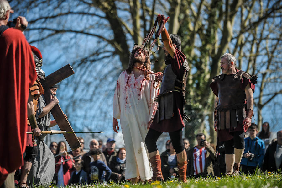 Fotos: El Vía Crucis de Arkotxa, en imágenes