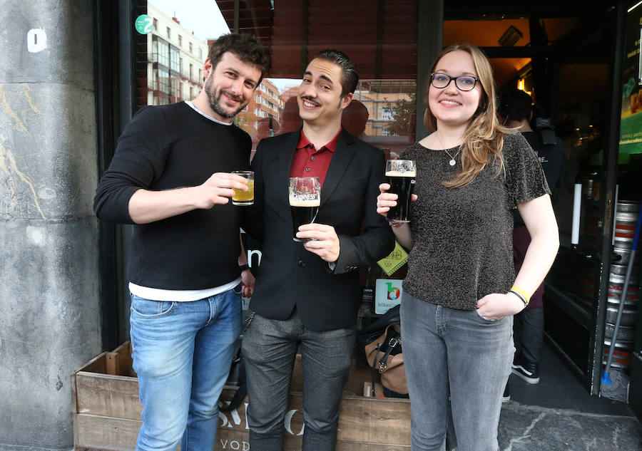 Asier Batiz, Jon Gartzia y Celine Barinka. 