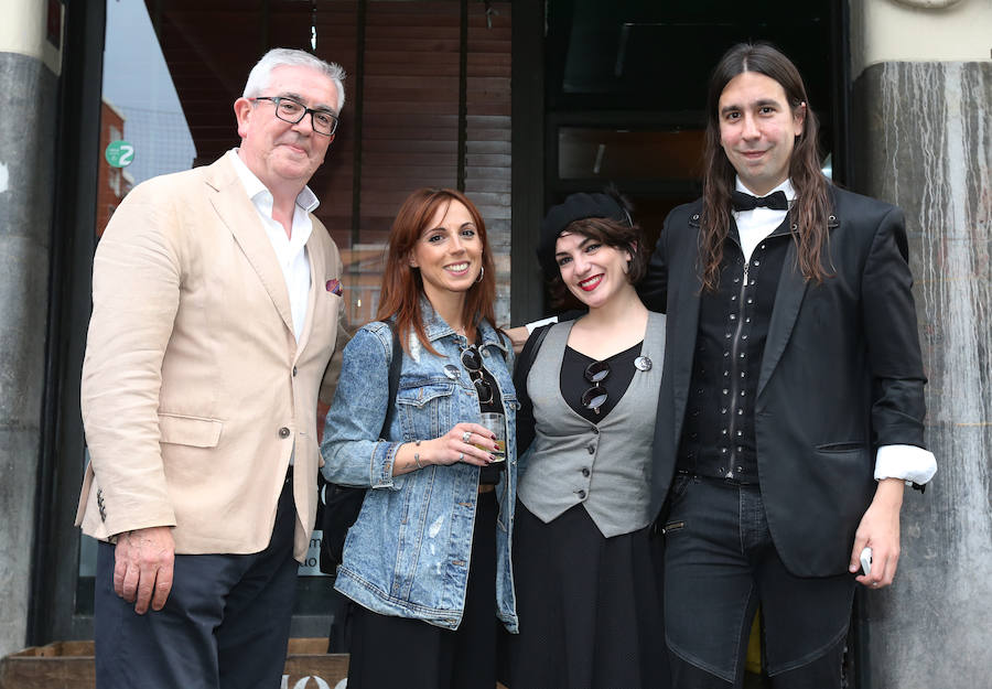 Isidro Elezgarai, Rakel Blázquez, Eli Urkiola y Aitor Bilbao 'Mago Tor'.