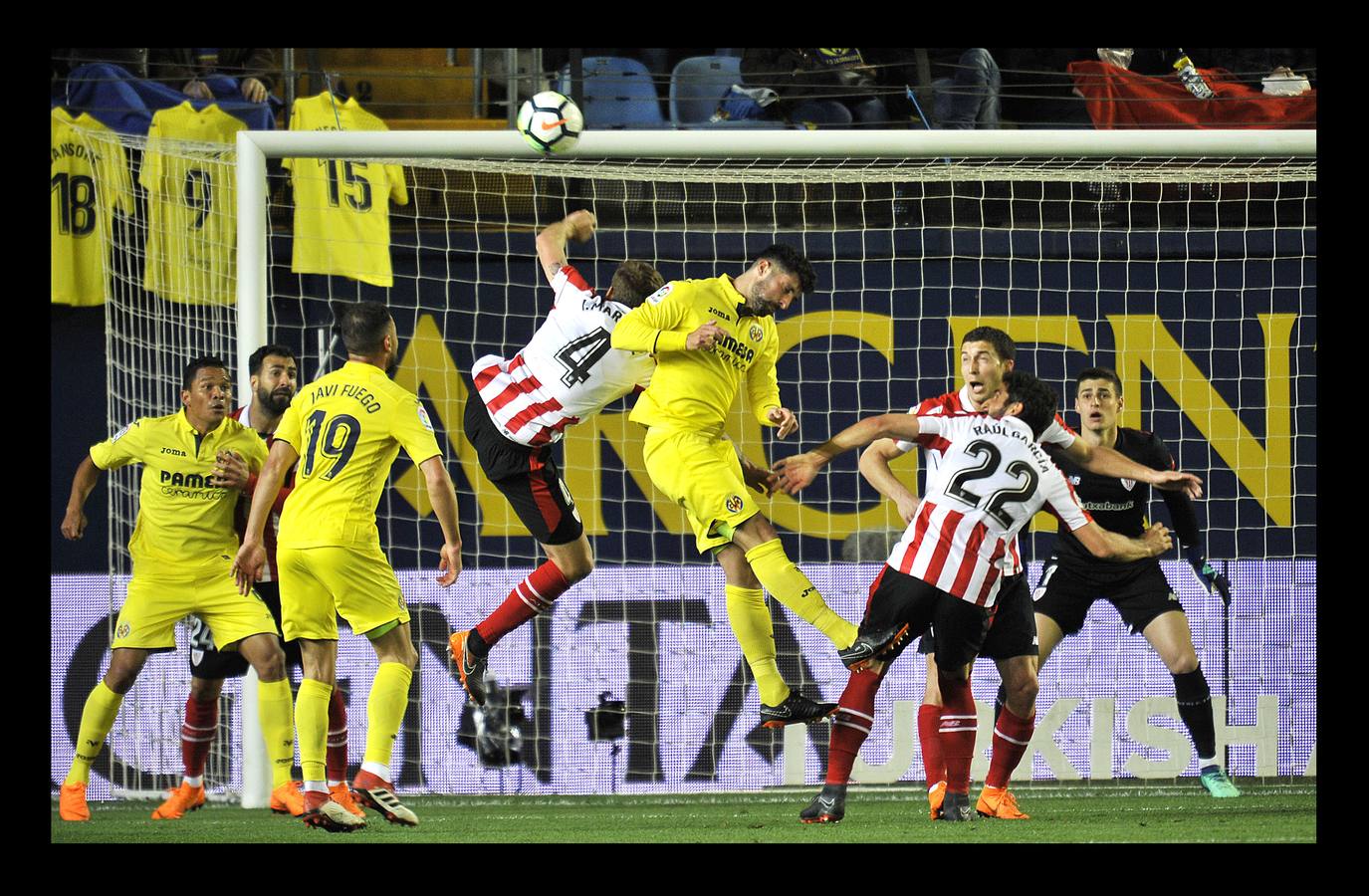 Las mejores imágenes del  partido de Liga 2018 Villarreal - Athletic .