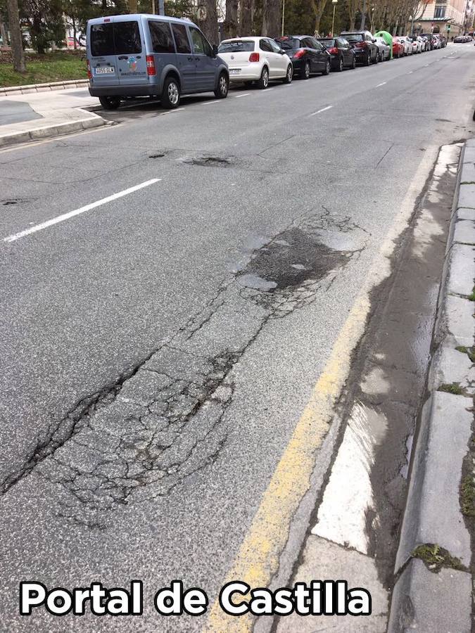 El número de baches se multiplica día a día y los conductores y ciclistas sufren las consecuencias que perjudican su seguridad.