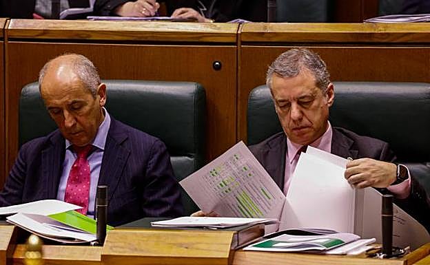 Josu Erkoreka e Iñigo Urkullu. 