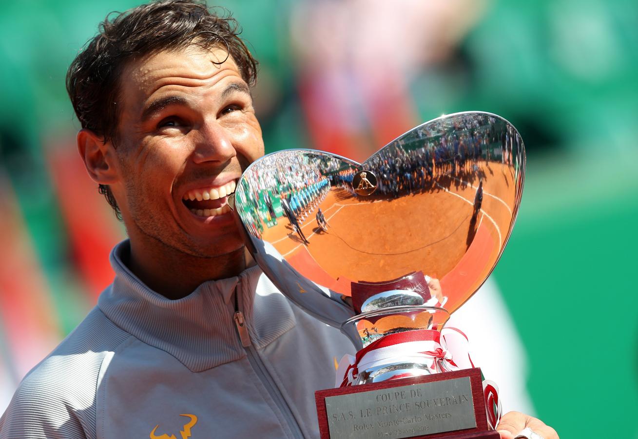 Las mejores imágenes de la final del Master 1.000 de Montecarlo entre el español Rafa Nadal y el japonés Kei Nishikori.