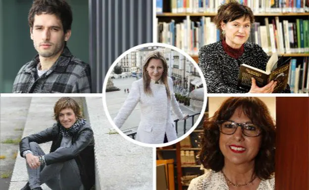 Álvaro Arbina, Eva García Sáenz de Urturi, Karmele Jaio, Pilar Lloves y Marisol Ortiz de Zárate nos recomiendan varias lecturas por el Día del Libro.