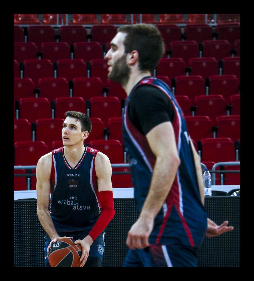 El equipo azulgrana prepara el tercer partido del 'play off' de Euroliga que se disputa este miércoles en Vitoria