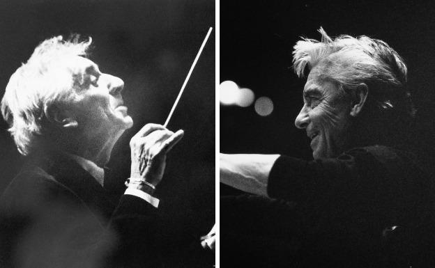 Bernstein y Karajan.