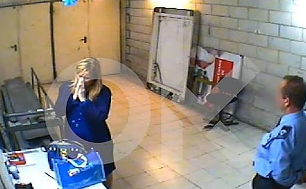 Cristina Cifuentes, en el polémico vídeo.