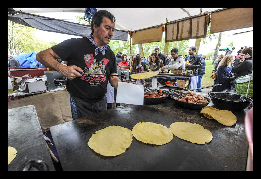 Fotos: El cielo encapotado y la amenaza de lluvia no ha deslucido la popular romería a las campas de Armentia