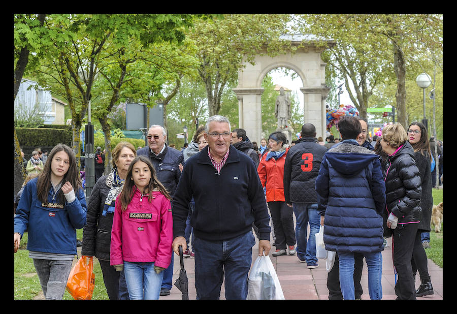 Fotos: El cielo encapotado y la amenaza de lluvia no ha deslucido la popular romería a las campas de Armentia