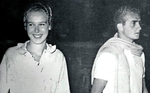 María Gabriela de Saboya y Juan Carlos de Borbón, en una imagen de juventud.