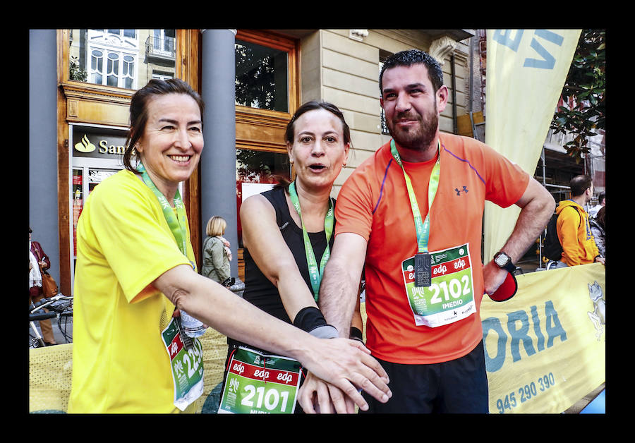 Más de 5.000 corredores y patinadores han inundado este domingo las calles de la capital alavesa