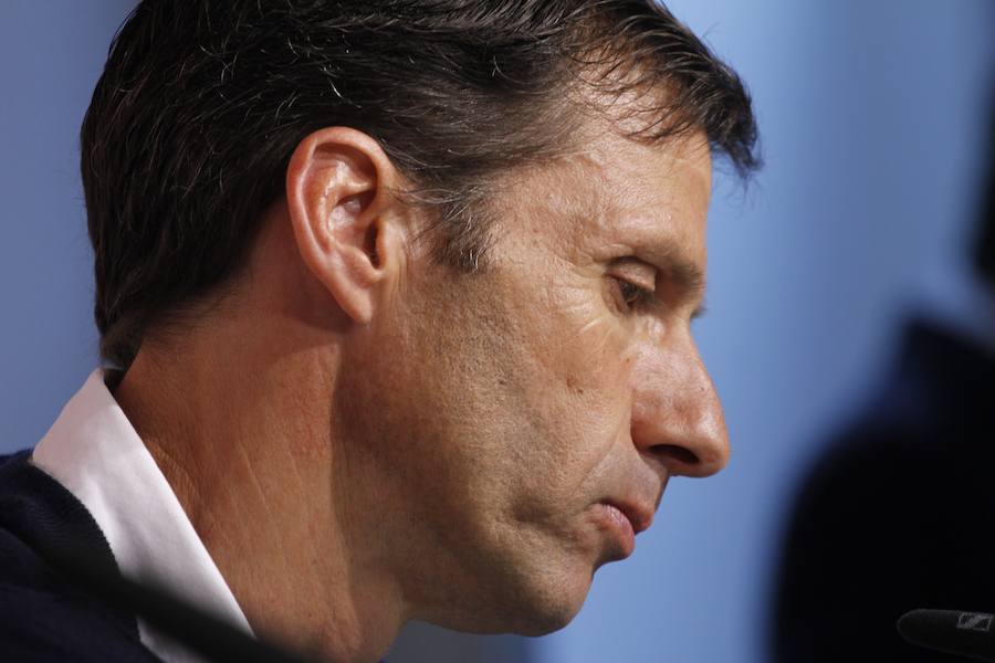 El adiós al entrenador del Athletic, en imágenes