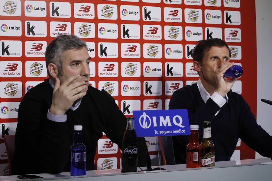 El adiós al entrenador del Athletic, en imágenes