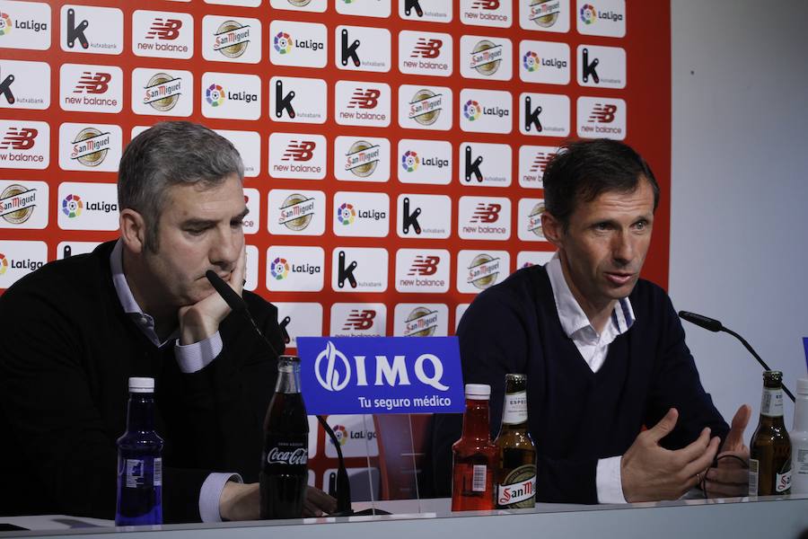 El adiós al entrenador del Athletic, en imágenes