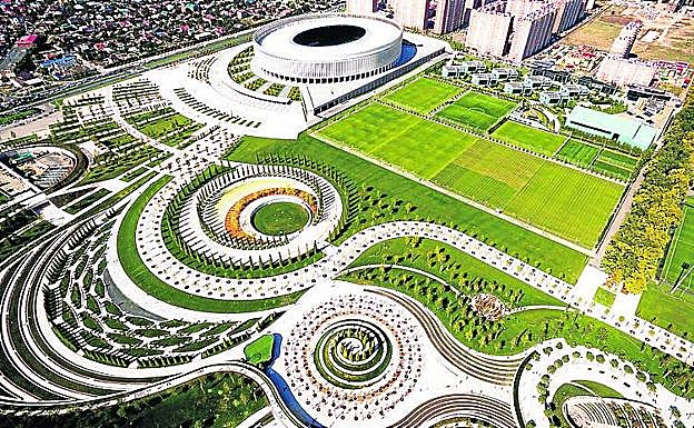 Las instalaciones deportivas que utilizará la selección española durante su concentración en Krasnodar.