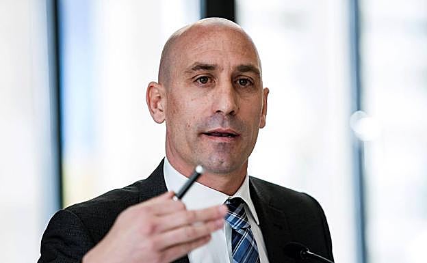 Luis Rubiales, candidato a la presidencia de la FEF.