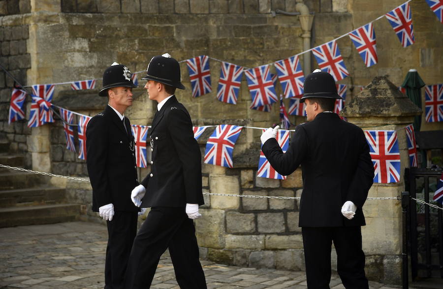 Fotos: Todo listo para la boda entre el príncipe Harry y Meghan