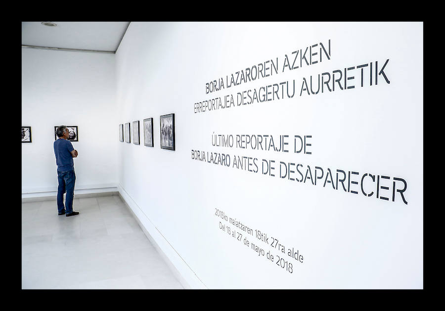 Una exposición rescata las últimas imágenes que compartió el fotoperiodista alavés antes de desaparecer en 2014 en Colombia