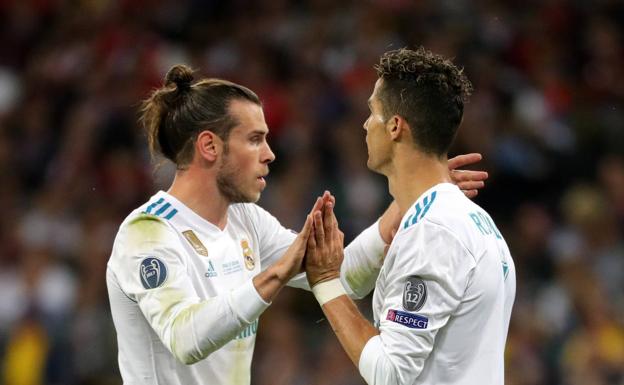 Gareth Bale y Cristiano Ronaldo. 