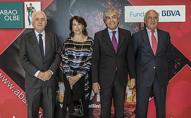 José María Guibert, Gema Tomás, Carlos Gorria y Txema Bilbao.
