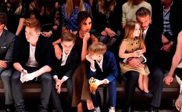 La familia Beckham.