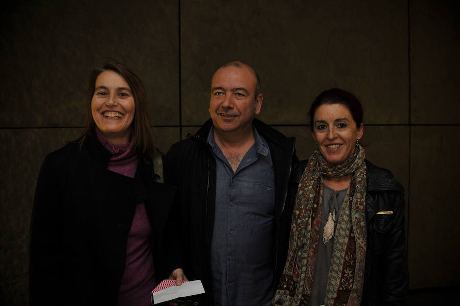 Marta Íñiguez, Esteban Barbero y Raquel Martín. 